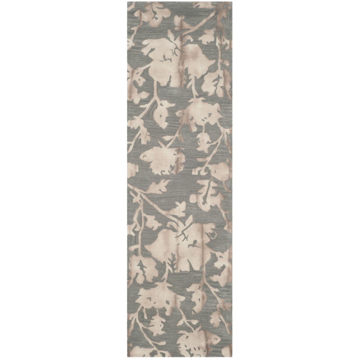 Dip Dye DDY716 Hand Tufted Runner Rug - Grey/Beige - 2'3"x10' - Safavieh.