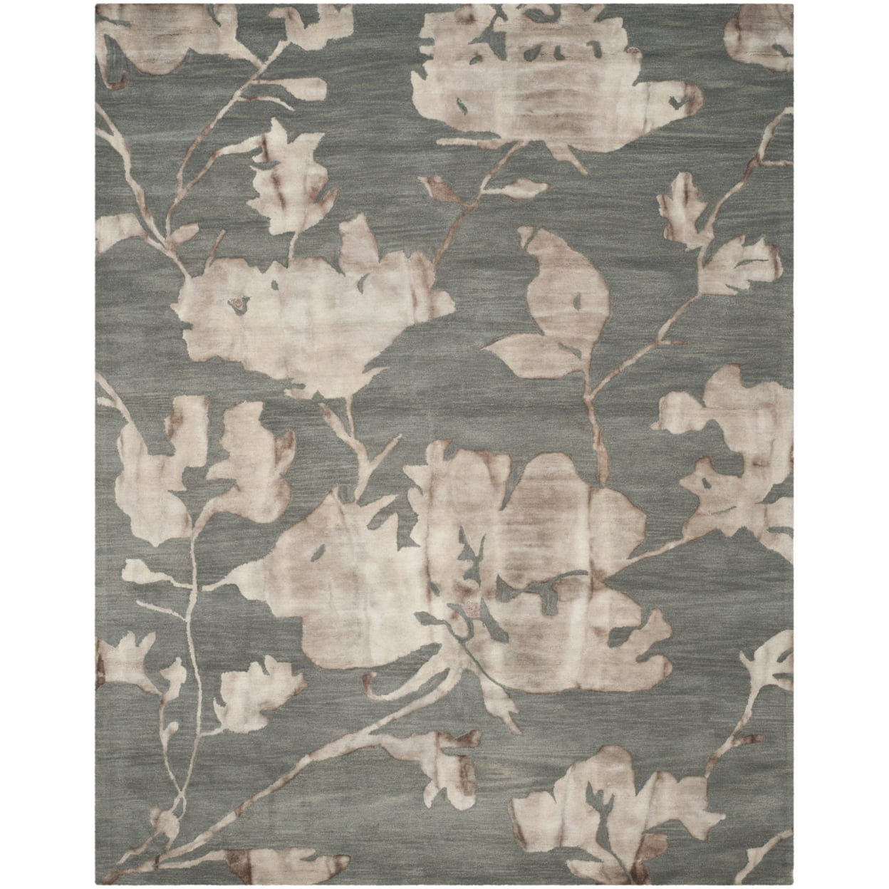 Dip Dye DDY716 Hand Tufted Runner Rug - Grey/Beige - 2'3"x6' - Safavieh.