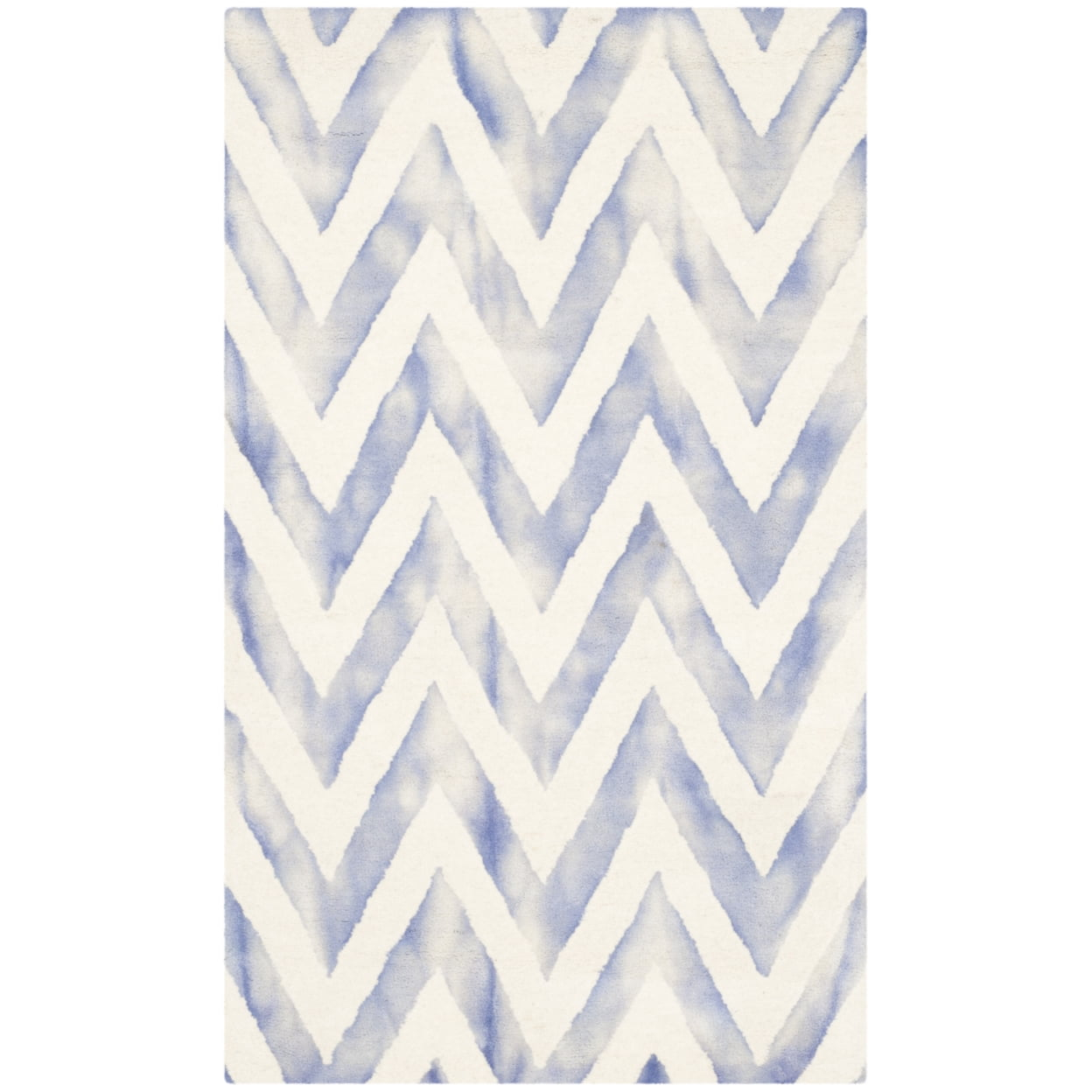 Dip Dye DDY715 Hand Tufted Area Rug - Ivory/Blue - 3'x5' - Safavieh.