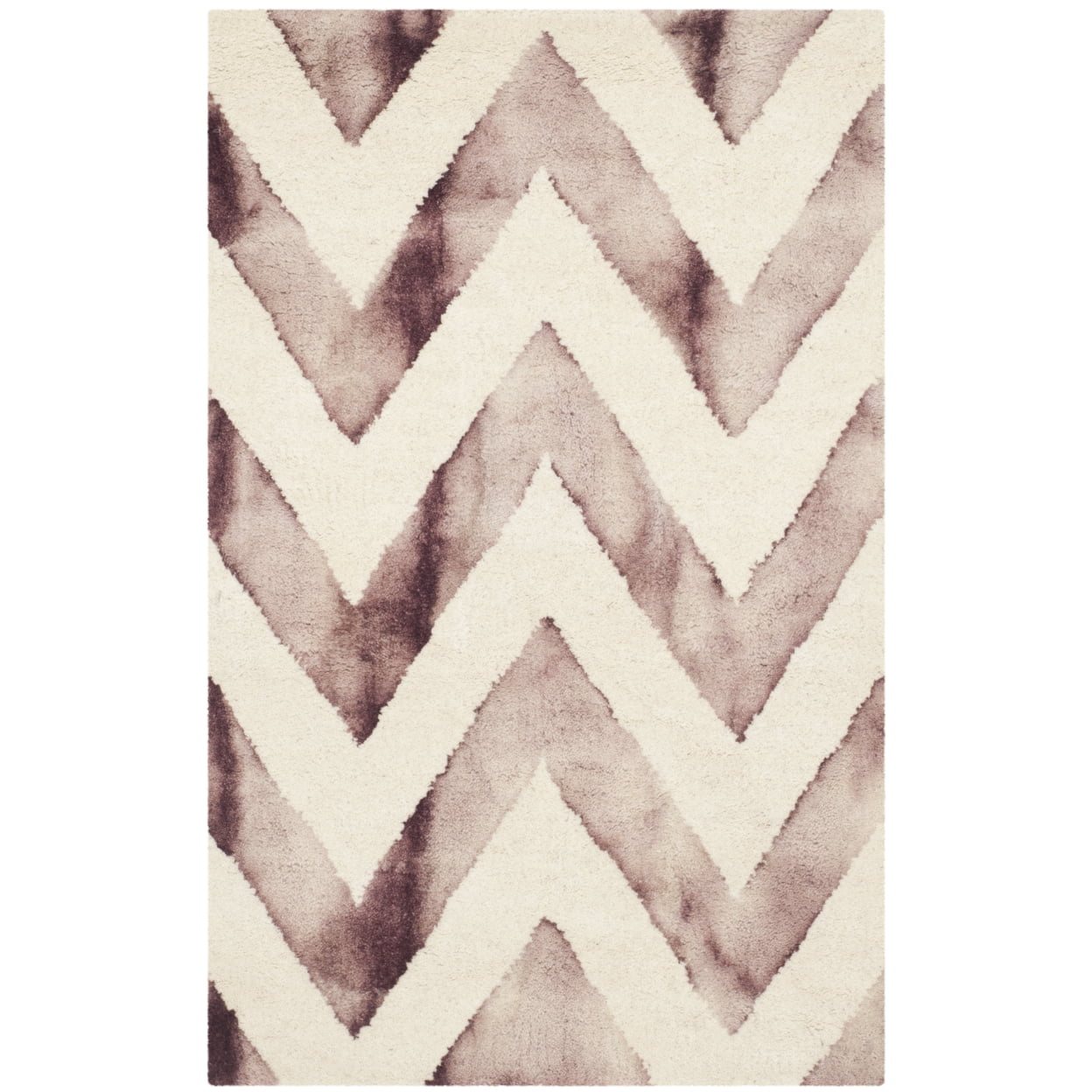 Dip Dye DDY715 Hand Tufted Accent Rug - Ivory/Maroon - 2'x3' - Safavieh.