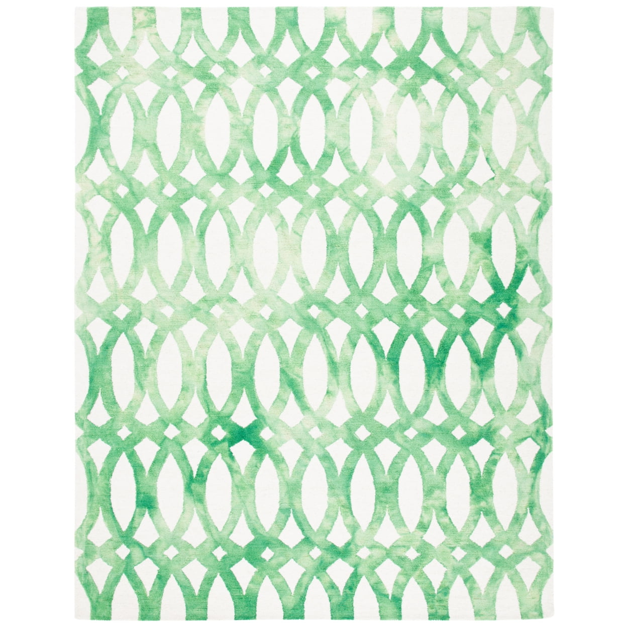 Dip Dye DDY675 Hand Tufted Accent Rug - Ivory/Green - 2'x3' - Safavieh.