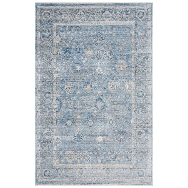 SAFAVIEH Dream Giles Floral Area Rug, Grey/Turquoise, 2'6" x 4'