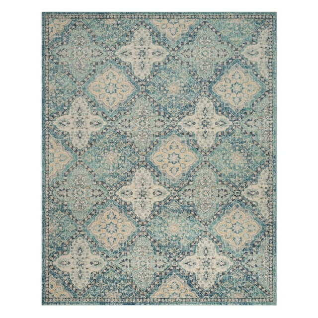 Evoke EVK274 Power Loomed Indoor Accent Rug - Light Blue/Ivory - 2'2"x4' - Safavieh