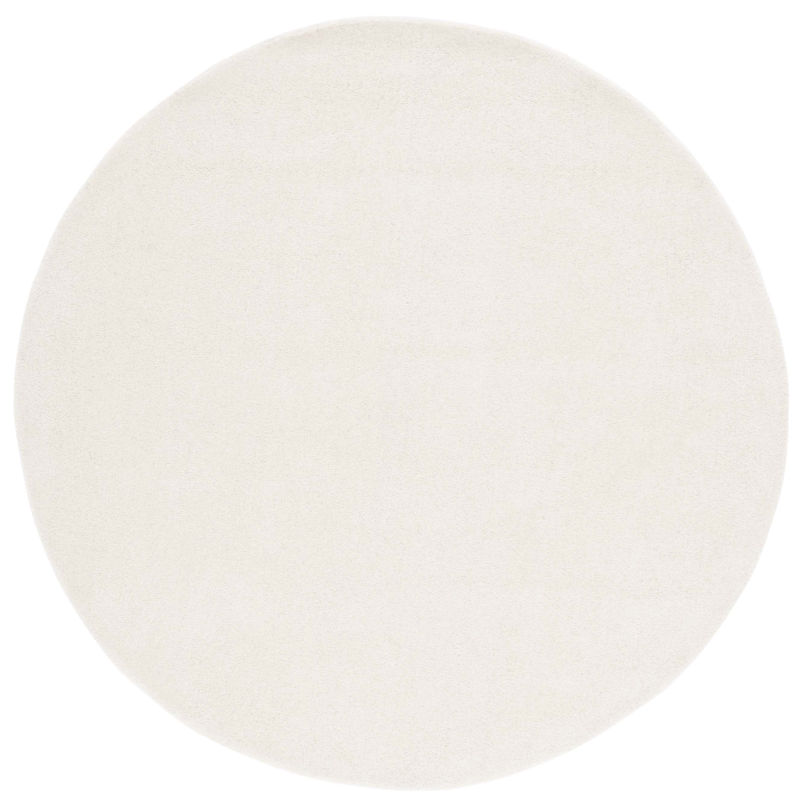 Braided BRD901 Hand Woven Indoor Area Rug - Ivory - 5' Round - Safavieh