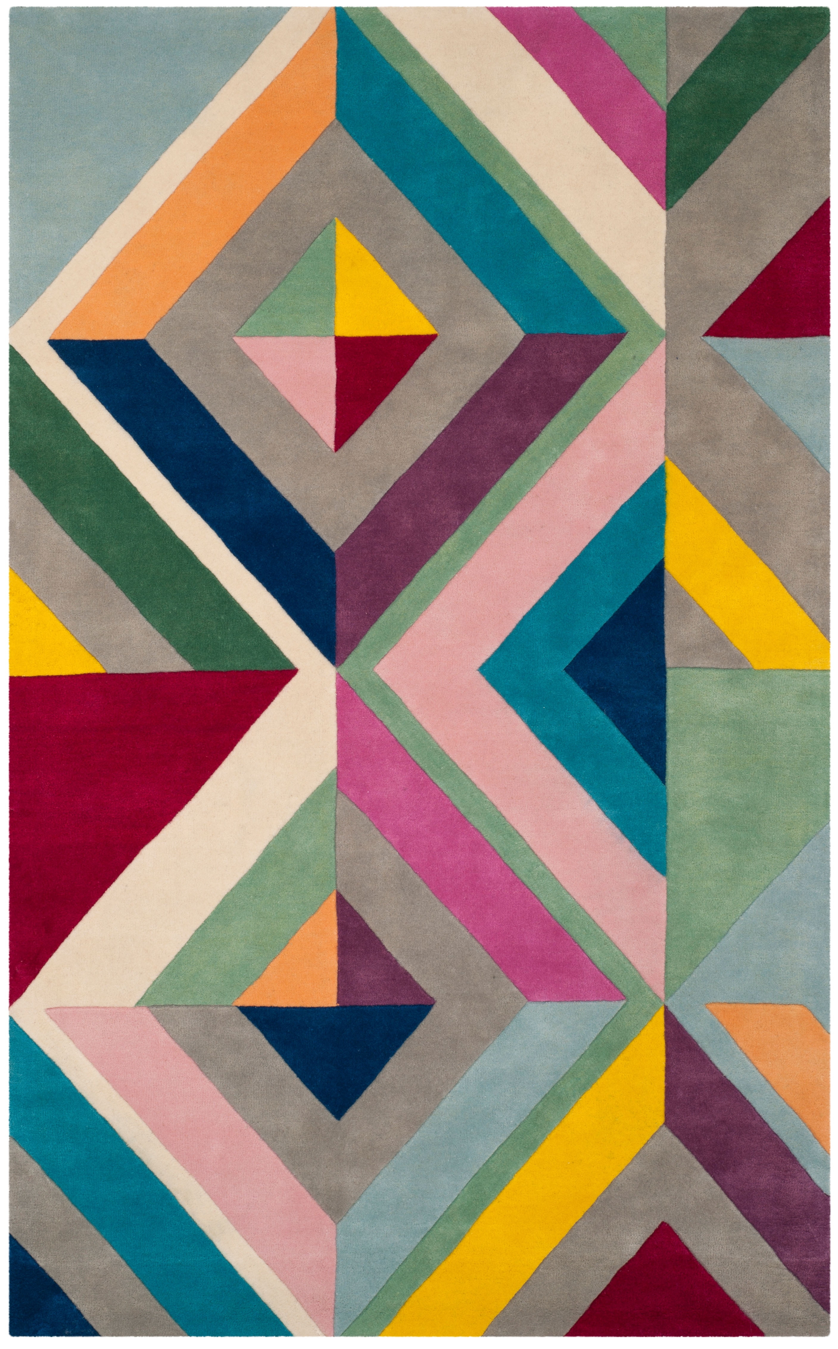 Fifth Avenue FTV112 Hand Tufted Accent Rug - Gray/Multi - 2'x3' - Safavieh.