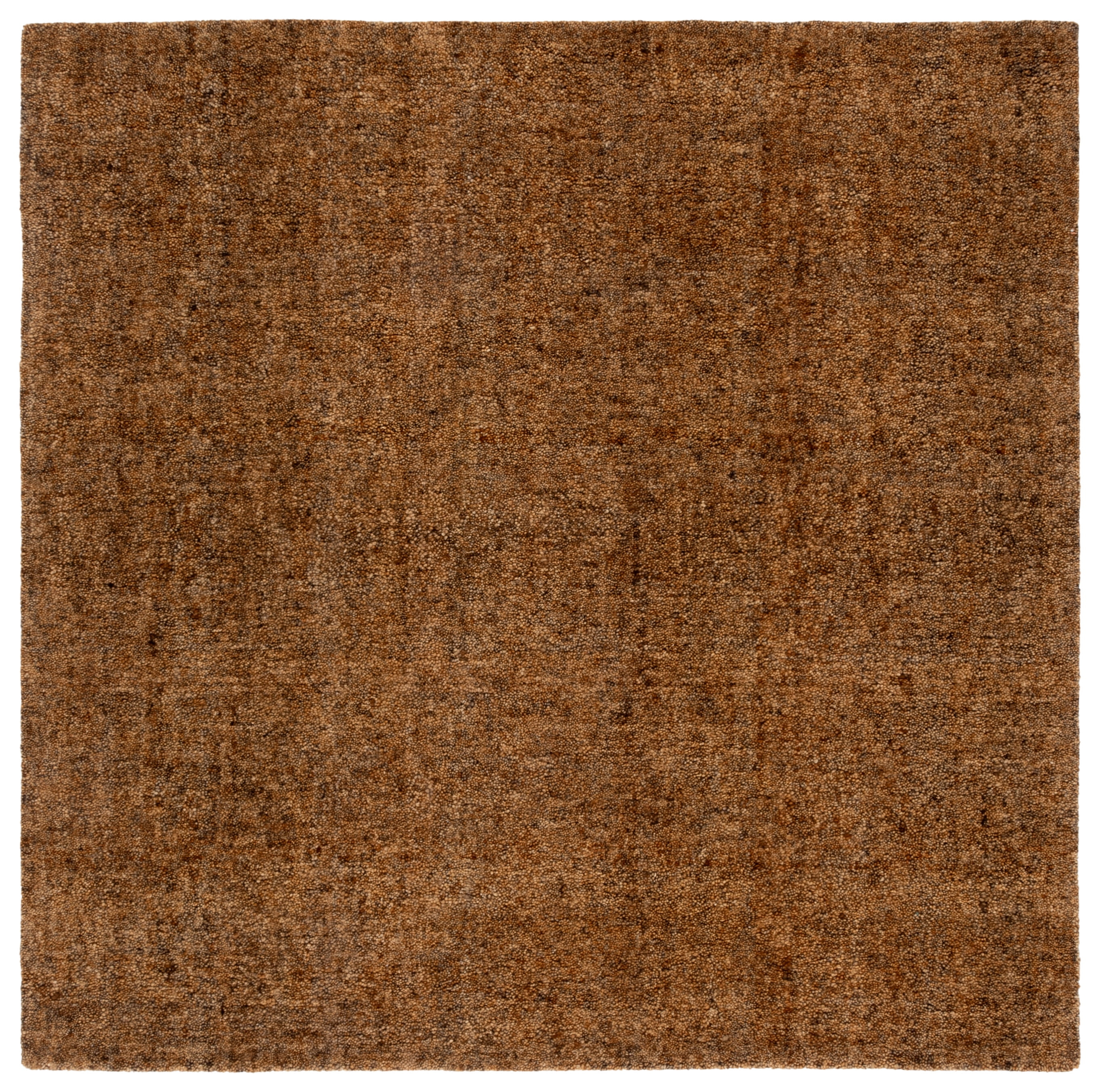 SAFAVIEH Gabbeh Verity Abstract Area Rug, Gold/Brown, 6' x 6' Square