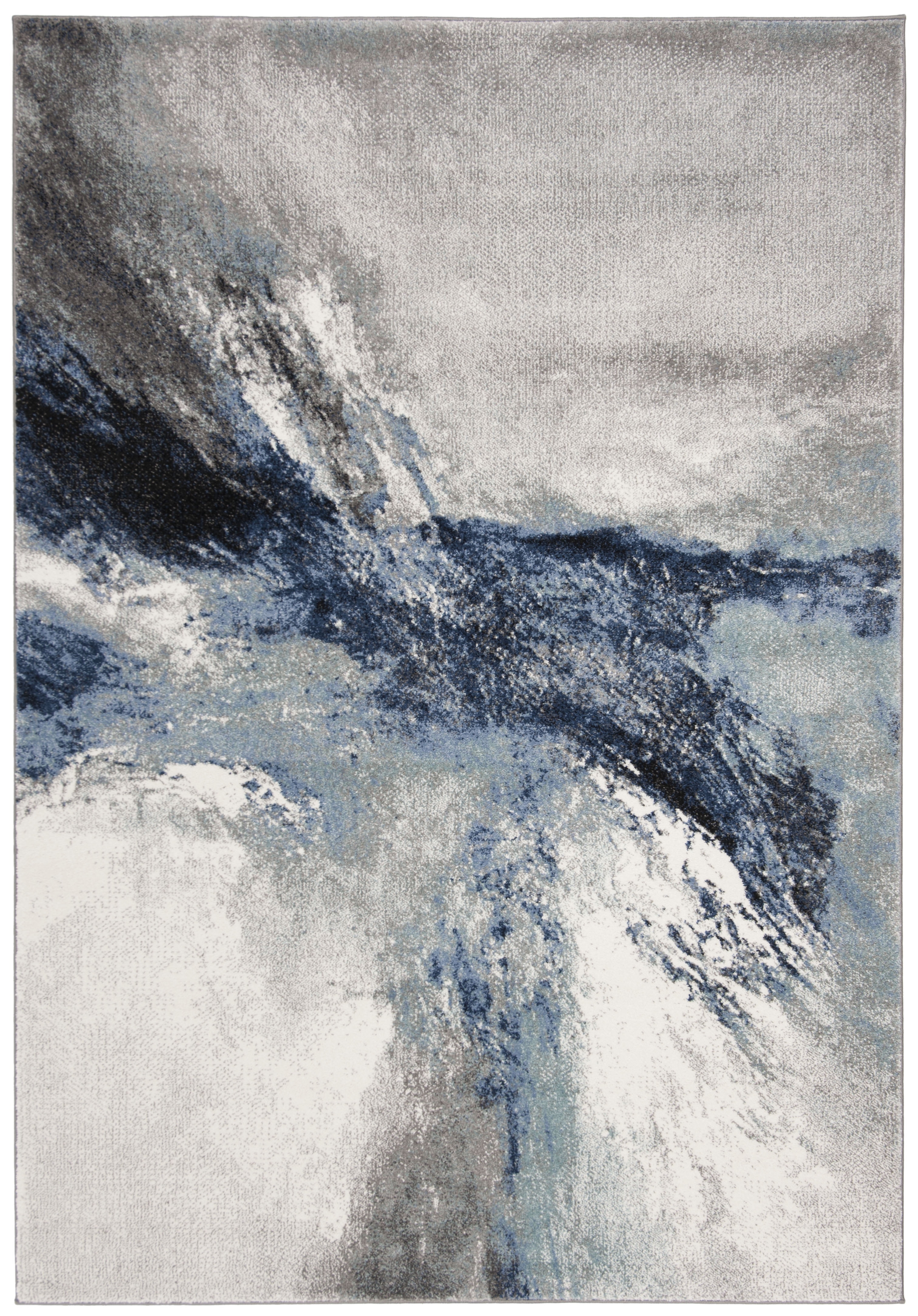 Safavieh  Galaxy Consuela Modern Abstract Rug Blue/Grey 10'6" x  14' 10' x 14' Indoor Living Room,Bedroom,Dining Room Rectangle