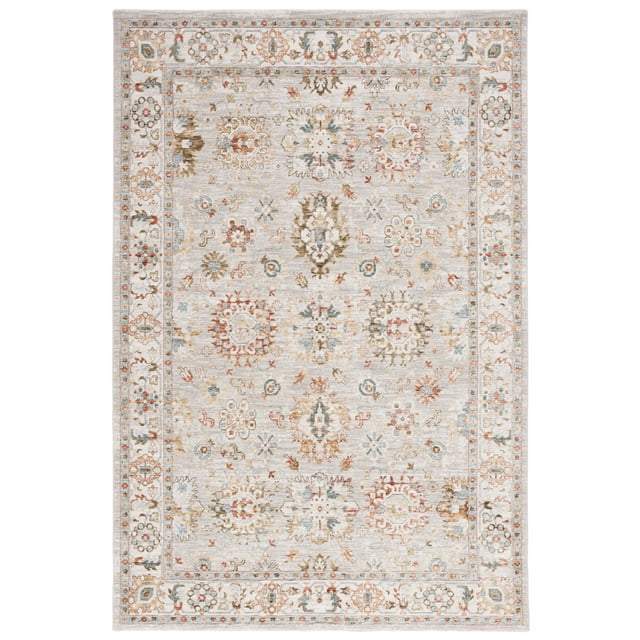 Hamilton HLT112 Power Loomed Area Rug - Gray/Rust - 8'9"x11'9" - Safavieh.