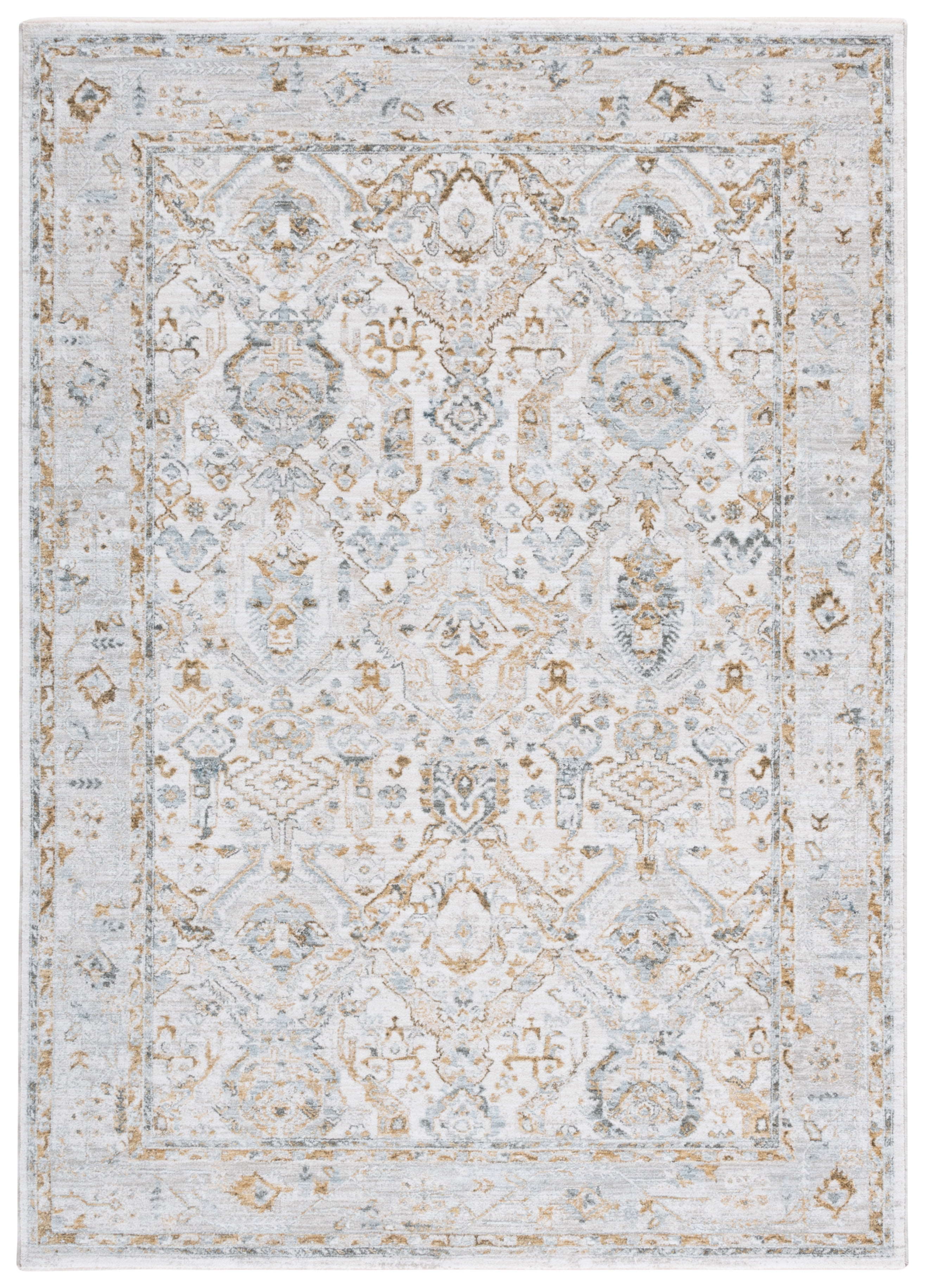 Hamilton HLT100 Power Loomed Area Rug - Gray/Blue - 4'x6' - Safavieh.