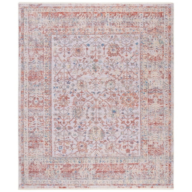 Hellenic HLC416 Power Loomed Area Rug - Ivory/Rust - 8'x10' - Safavieh.