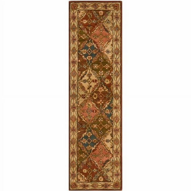 SAFAVIEH Heritage Abbey Oriental Wool Runner Rug, Beige, 2'3" x 8'