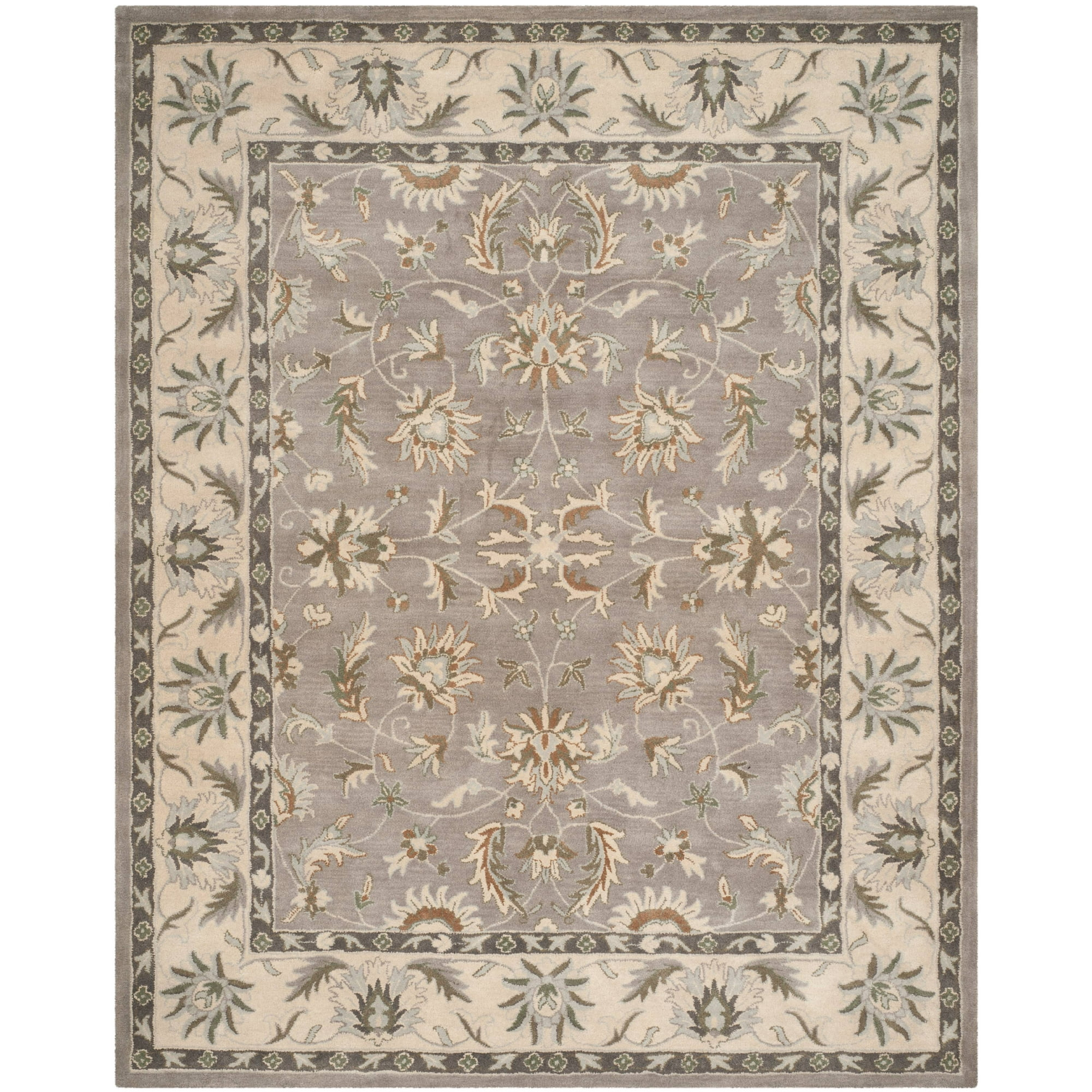 SAFAVIEH Heritage Anrai Oriental Wool Area Rug, Grey/Beige, 9'6" x 13'6"