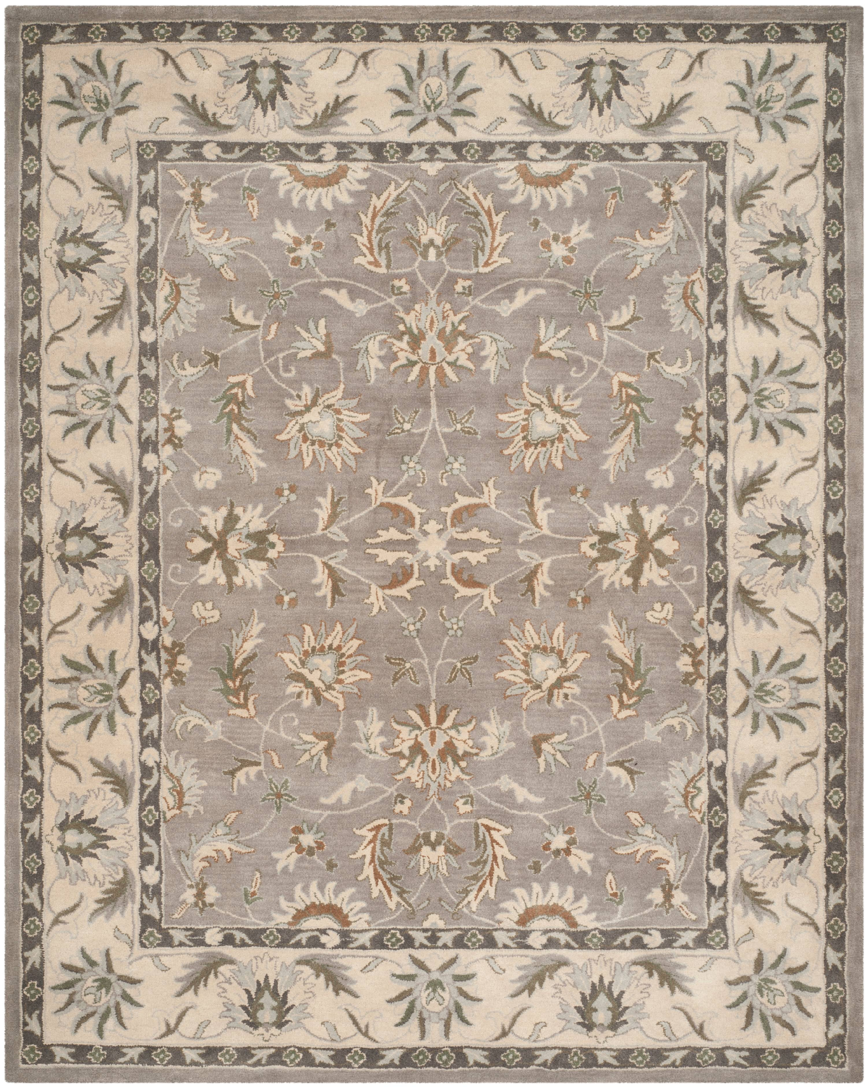 SAFAVIEH Heritage Anrai Oriental Wool Area Rug, Grey/Beige, 9'6" x 13'6"