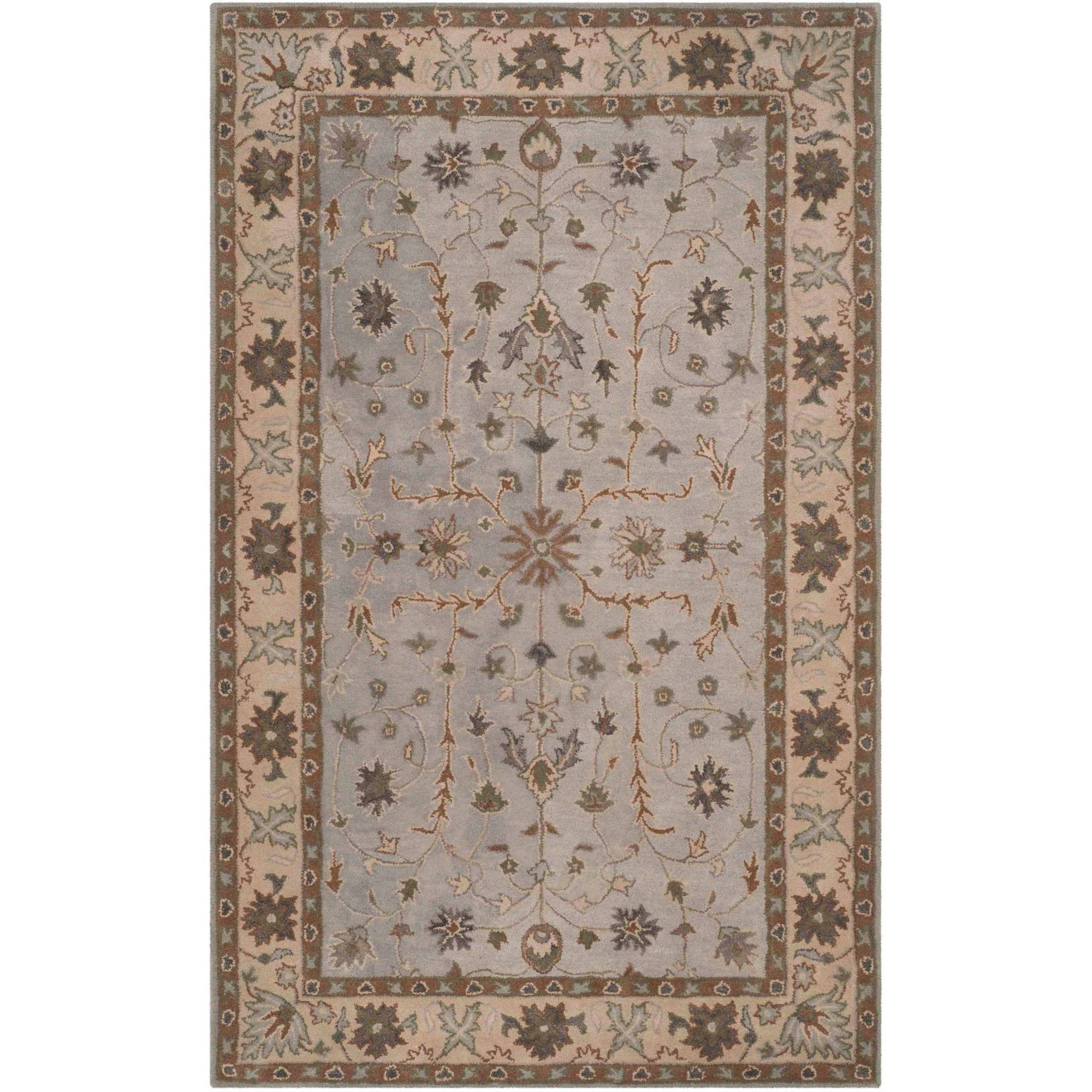 SAFAVIEH Heritage Barrfind Oriental Wool Area Rug, Green/Beige, 8' x 10'