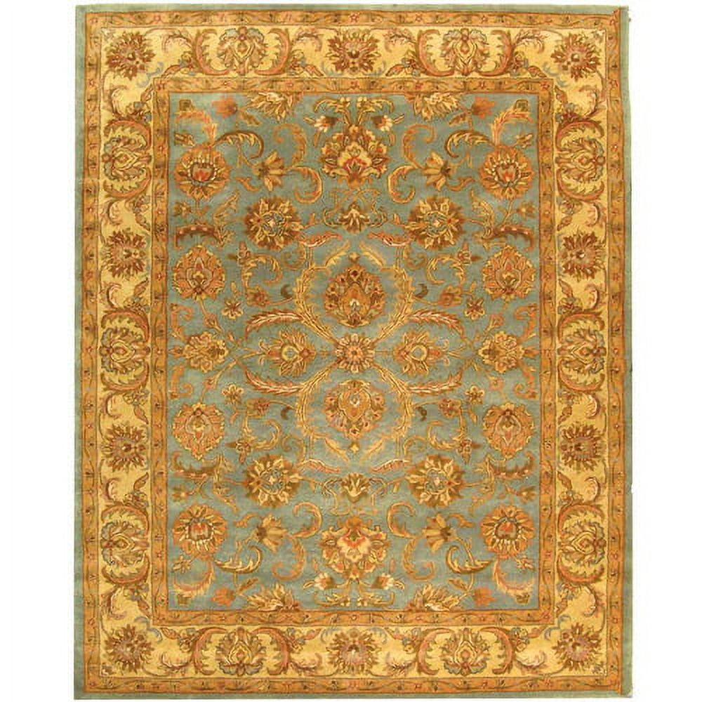 SAFAVIEH Heritage Cheshunt Oriental Wool Area Rug, Blue/Beige, 12' x 15'