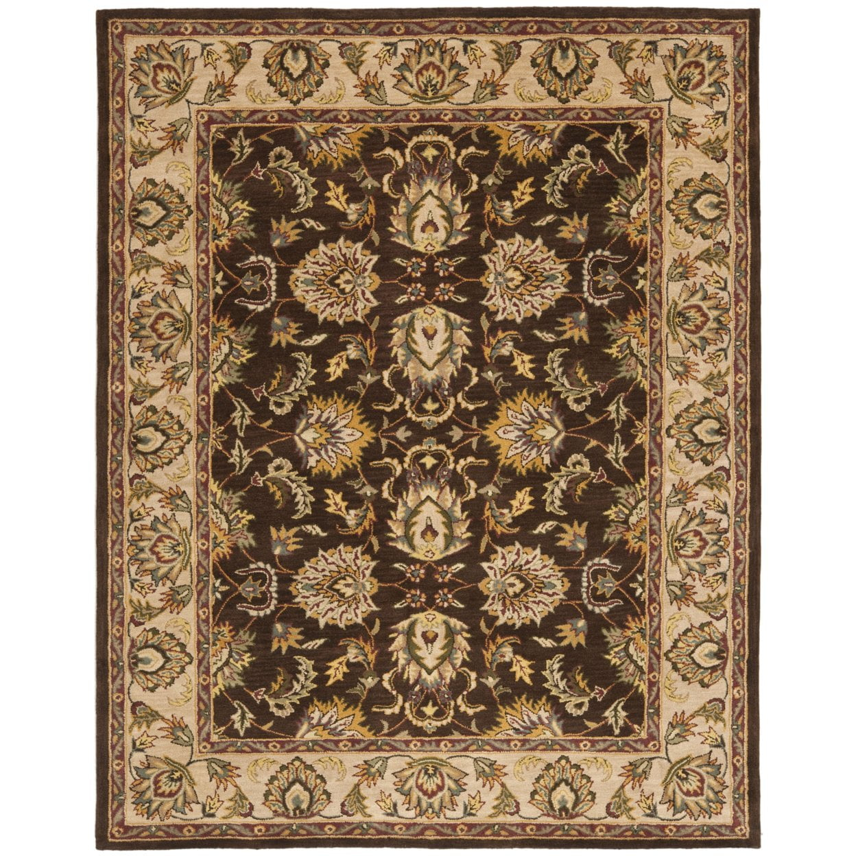 SAFAVIEH Heritage Duncan Oriental Area Rug, Brown/Ivory, 9'6" x 13'6"