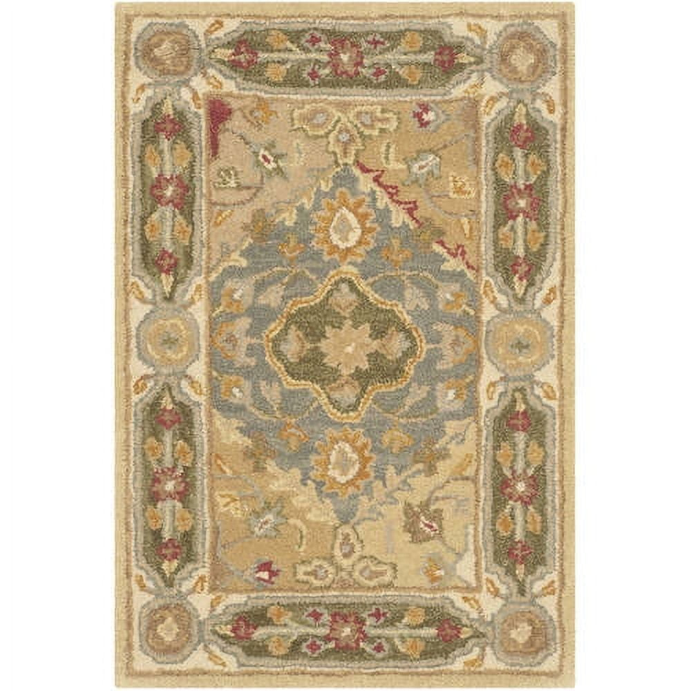 SAFAVIEH Heritage Regius Traditional Wool Area Rug, Multi/Ivory, 9'6" x 13'6"