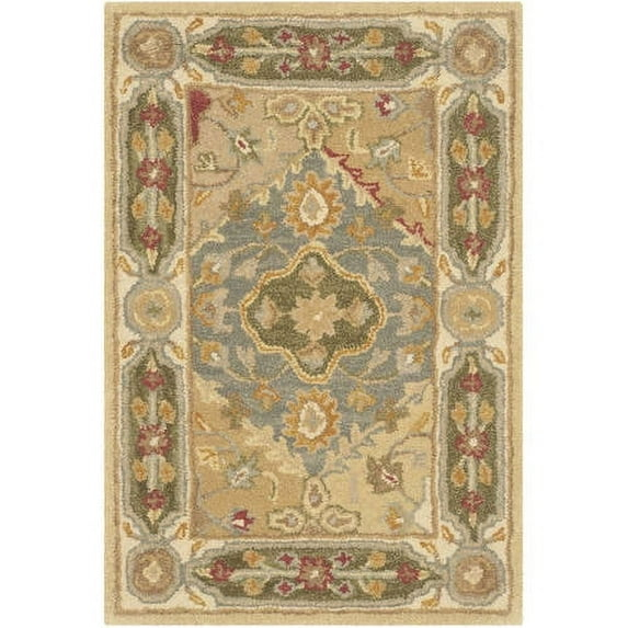 SAFAVIEH Heritage Regius Traditional Wool Area Rug, Multi/Ivory, 9'6" x 13'6"