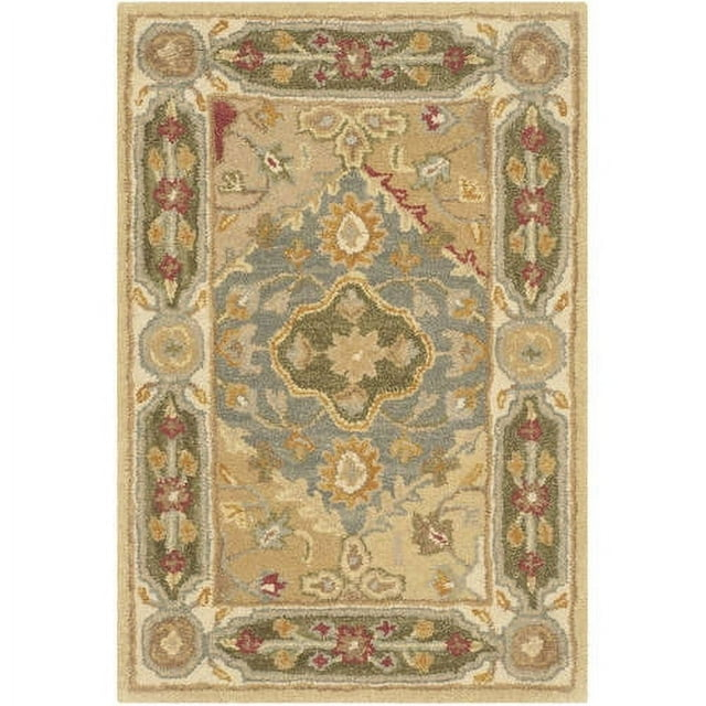 SAFAVIEH Heritage Regius Traditional Wool Area Rug, Multi/Ivory, 9'6" x 13'6"