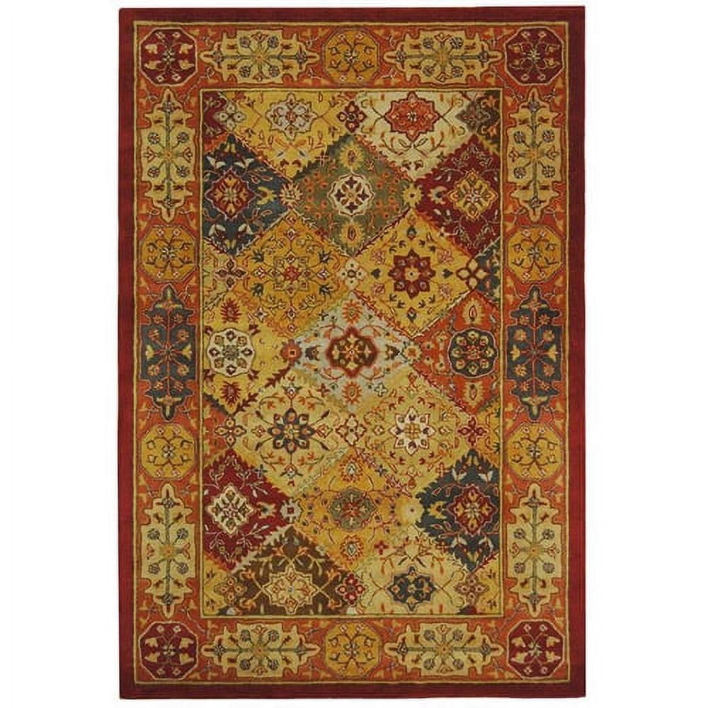 SAFAVIEH Heritage Regius Traditional Wool Runner Rug, Multi, 5' x 12'