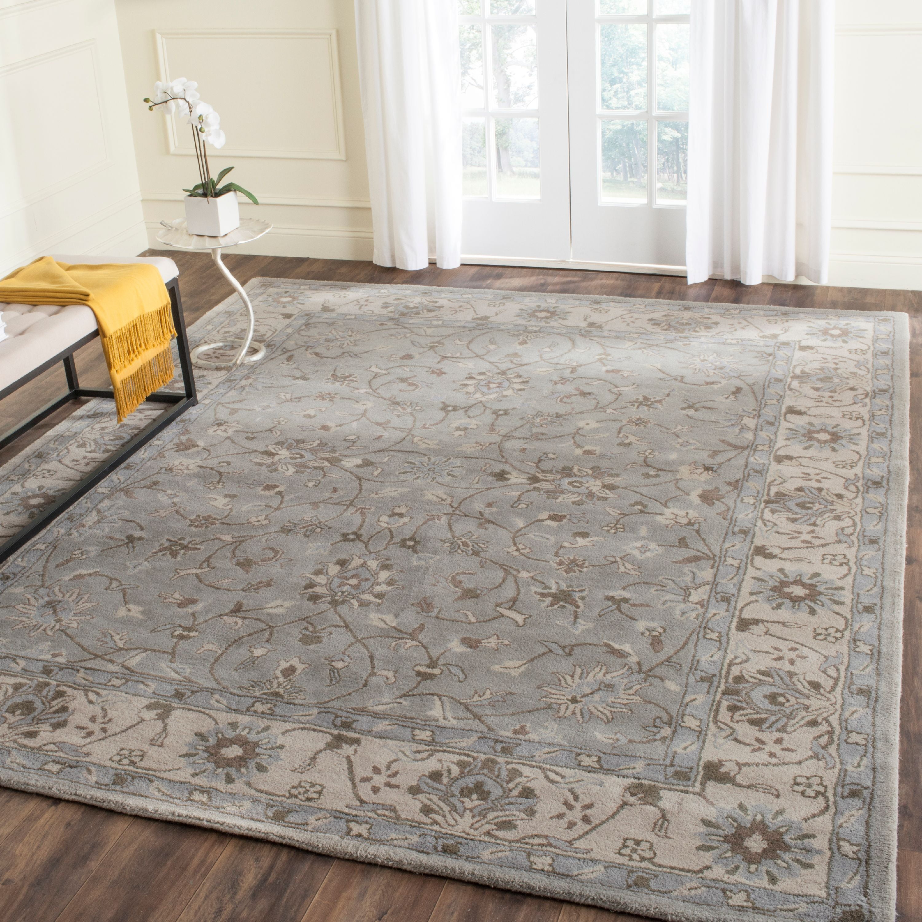 SAFAVIEH Heritage Rida Oriental Wool Area Rug, Beige/Grey, 9'6" x 13'6"