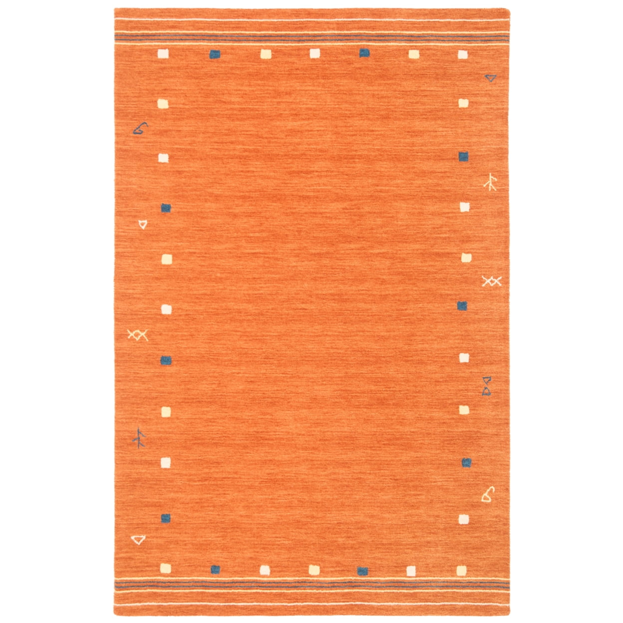 SAFAVIEH Heritage Seymour Traditional Wool Area Rug, Red/Natural, 10' x 14'