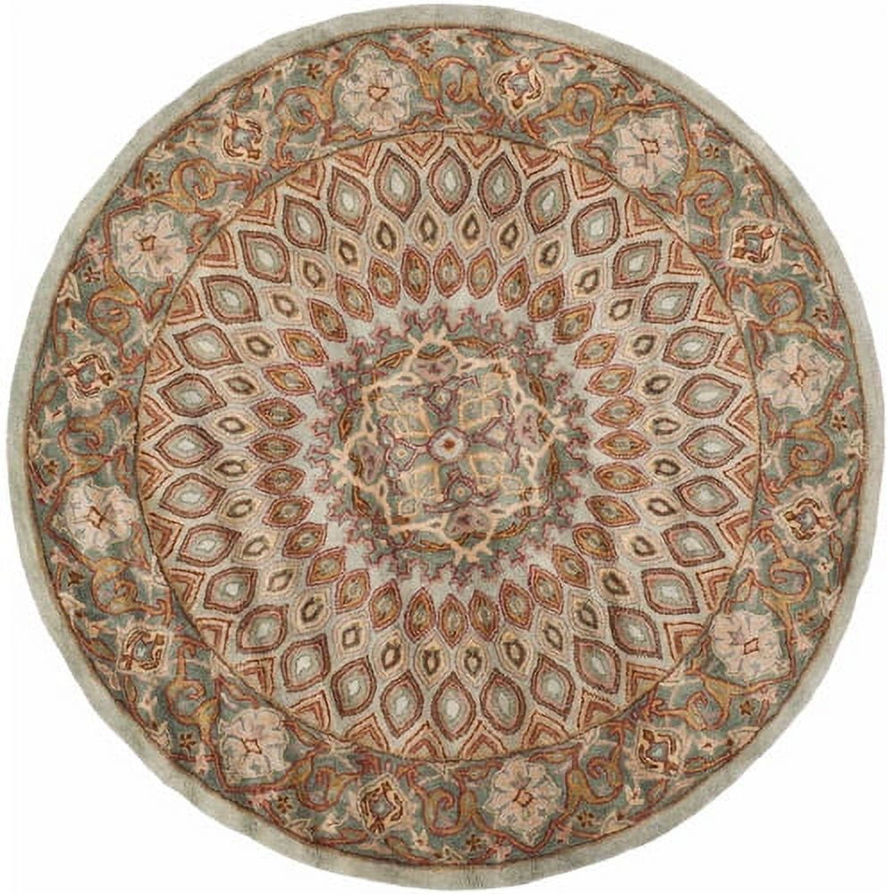 Heritage HG914 Hand Tufted Area Rug - Blue/Grey - 8'3"x11' - Safavieh.