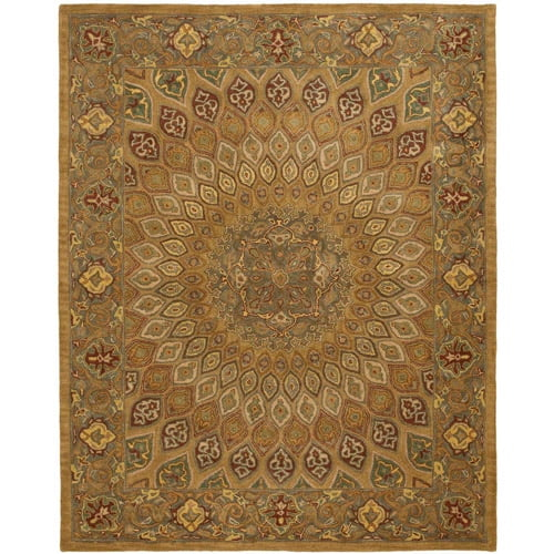 SAFAVIEH Heritage Shevon Oriental Area Rug, Light Brown/Grey, 9' x 12'