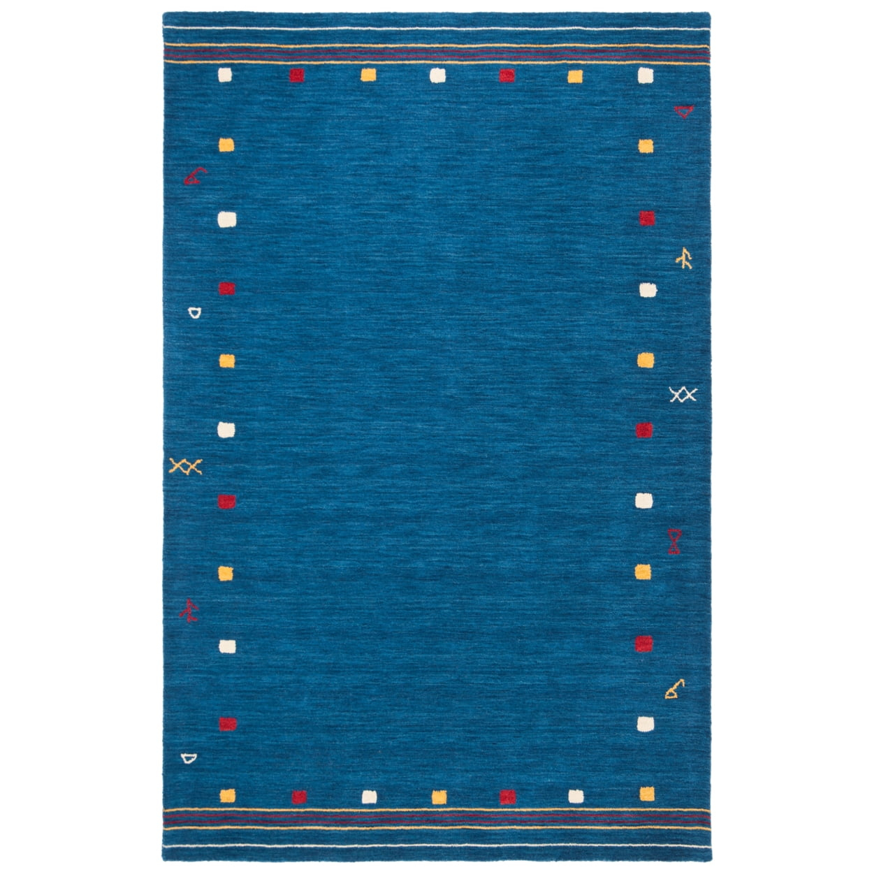 SAFAVIEH Heritage Steward Oriental Wool Area Rug, Brown/Blue, 11' x 17'