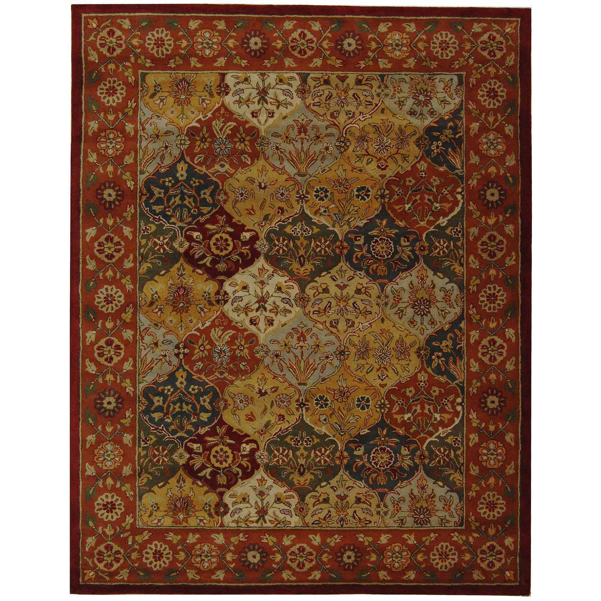SAFAVIEH Heritage Woodville Oriental Wool Area Rug, Multi/Red, 12' x 15'