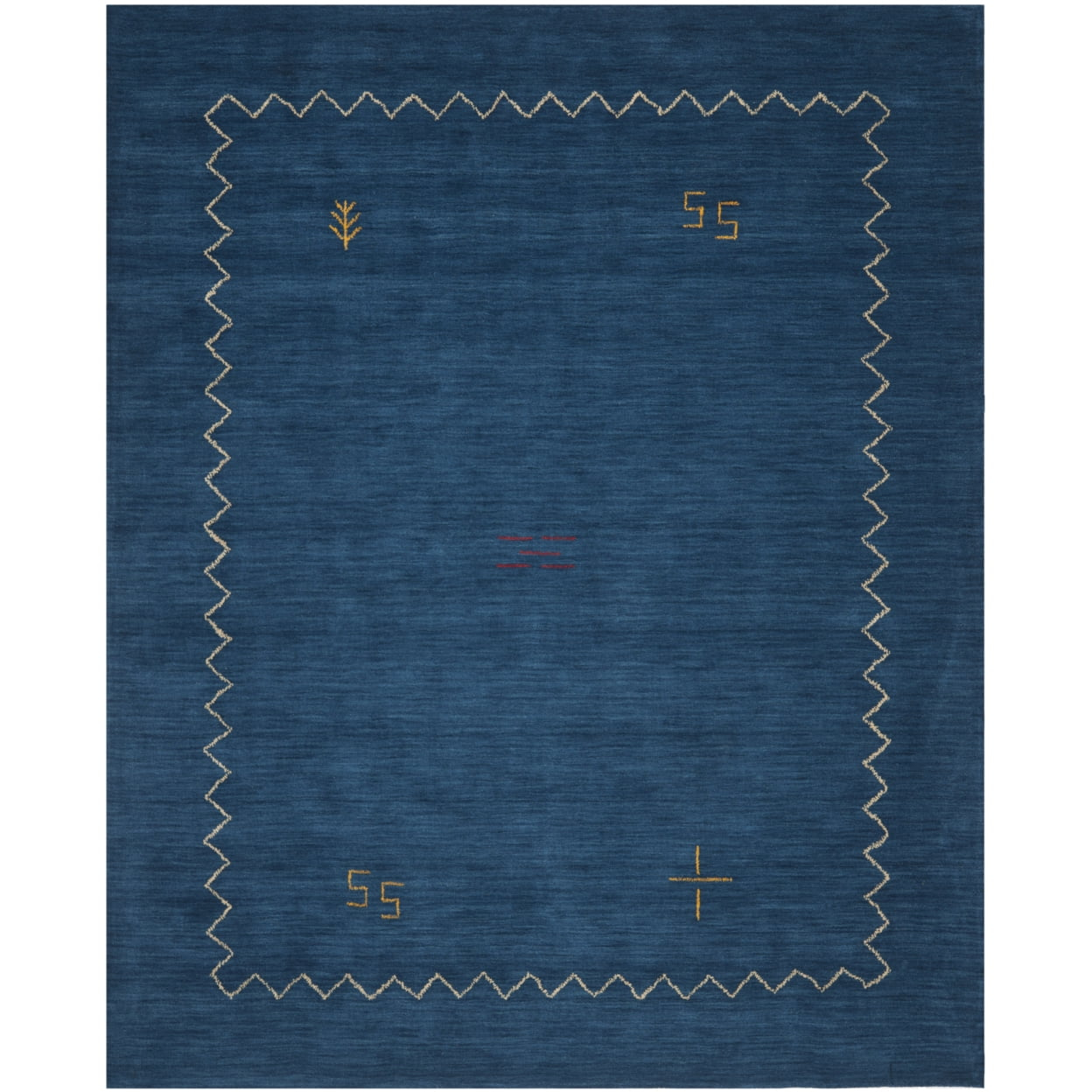 SAFAVIEH Himalaya Collection HIM583A Handmade Blue Rug