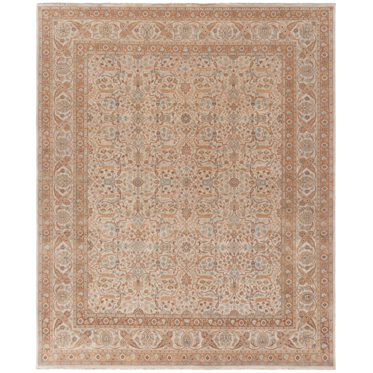 Himalaya HIM590 Handmade Area Rug - 6'x6' - Green - Safavieh