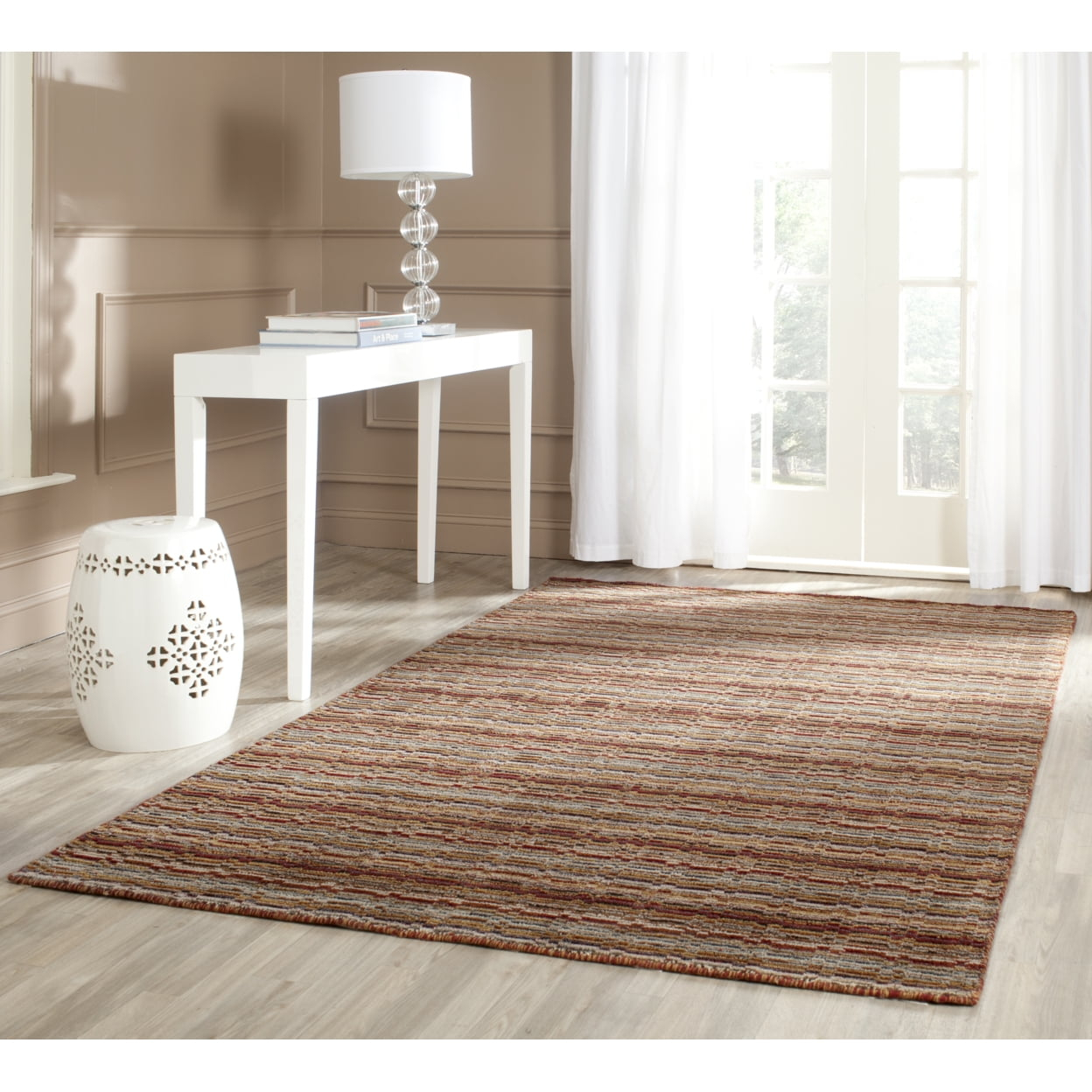 Himalaya HIM708 Handmade Area Rug - 4'x6' - Multi - Safavieh