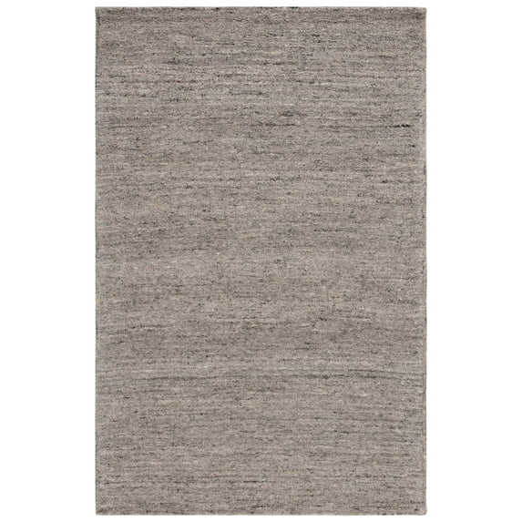 SAFAVIEH Himalaya Flanagan Solid Area Rug, Light Grey, 4' x 6'