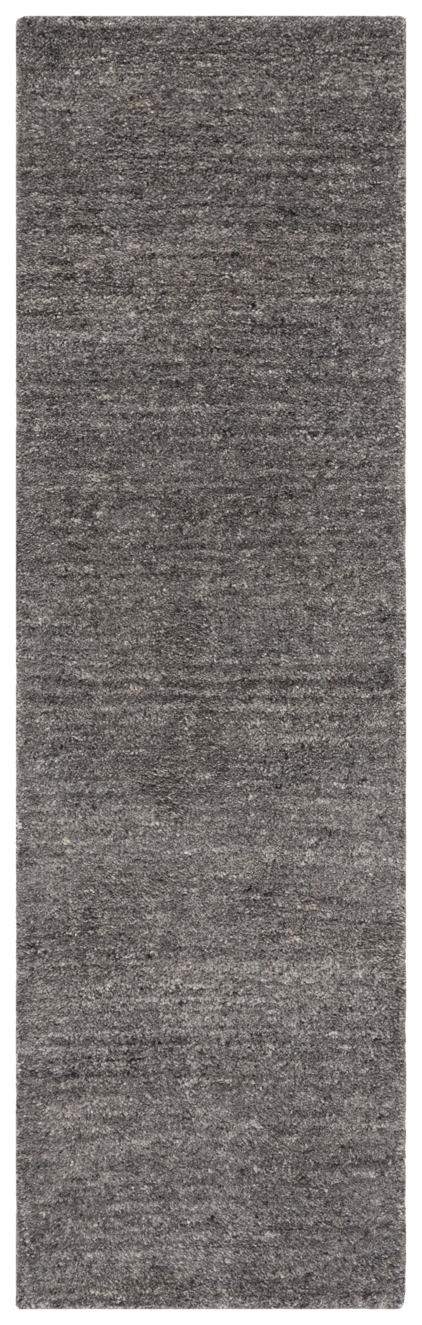 SAFAVIEH Himalaya Flanagan Solid Runner Rug, Grey, 2'3" x 8'