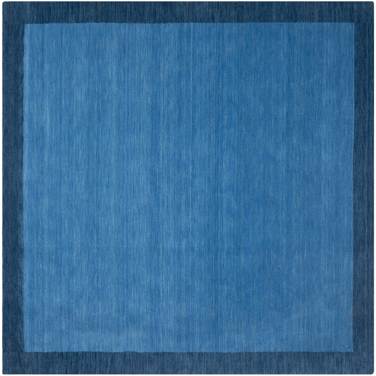 Himalaya HIM580 Hand Loomed Area Rug - Light Blue/Dark Blue - 8'x8' - Safavieh.