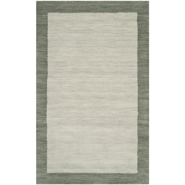 Himalaya HIM580 Hand Loomed Area Rug - Light Grey/Dark Grey - 3'x5' - Safavieh.