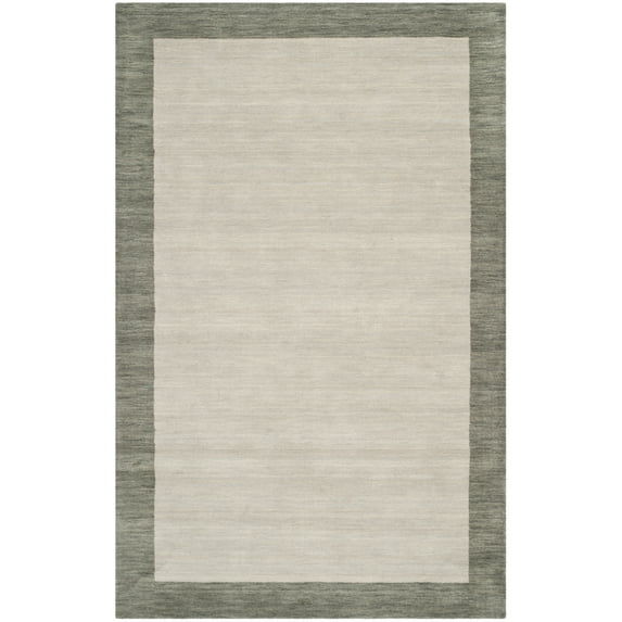 Himalaya HIM580 Hand Loomed Area Rug - Light Grey/Dark Grey - 5'x8' - Safavieh.