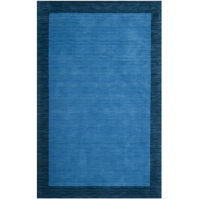 Himalaya HIM580 Hand Loomed Runner Rug - Light Blue/Dark Blue - 2'3"x12' - Safavieh.