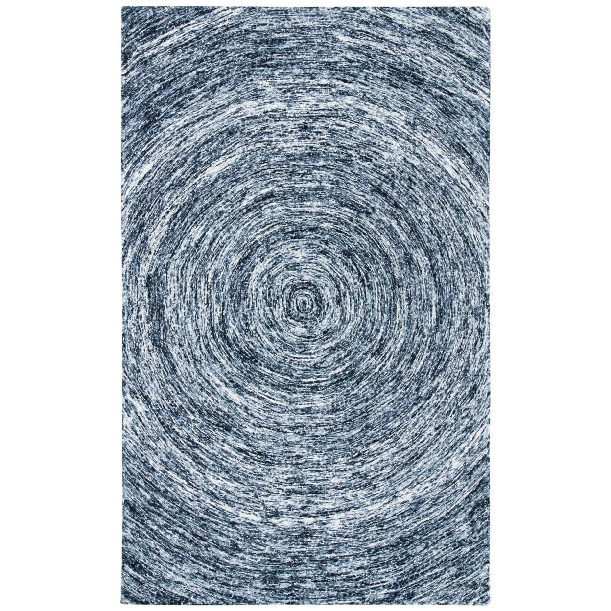 Ikat IKT633 Hand Tufted Area Rug - Grey - 3'x5' - Safavieh.