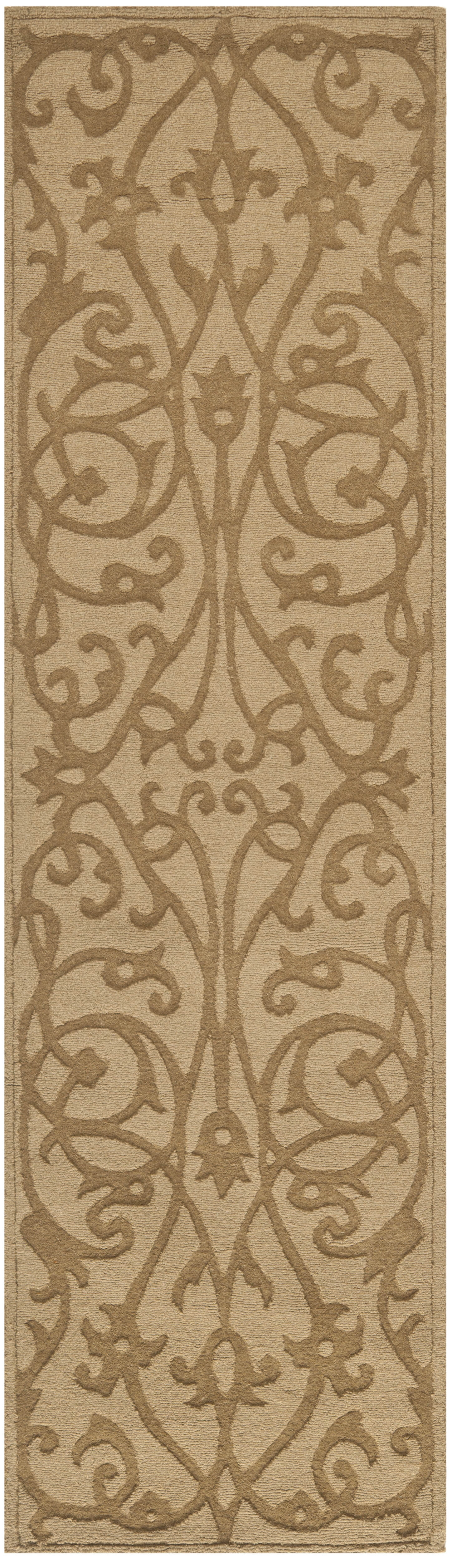 SAFAVIEH Impressions IM341D Handmade Light Brown Rug