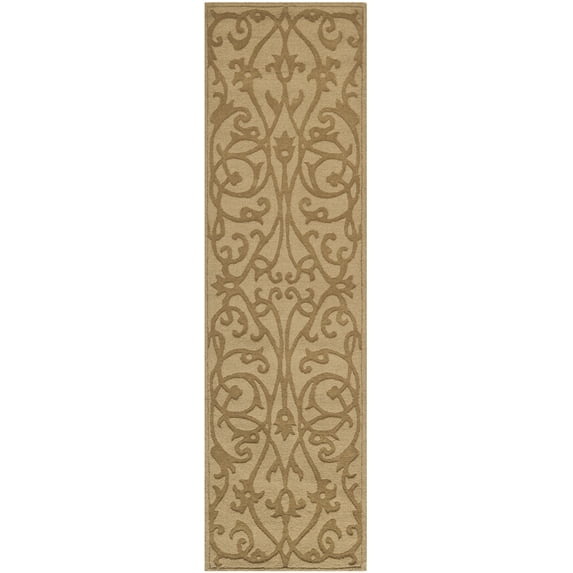 SAFAVIEH Impressions IM341D Handmade Light Brown Rug