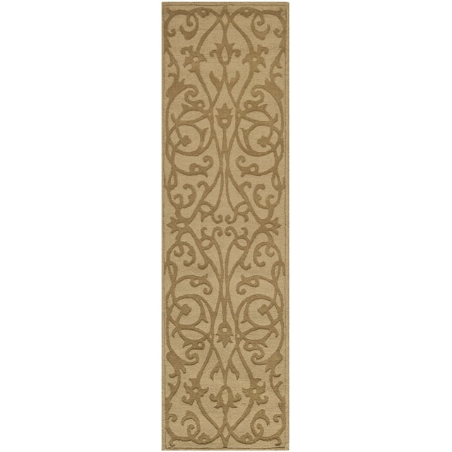 SAFAVIEH Impressions IM341D Handmade Light Brown Rug