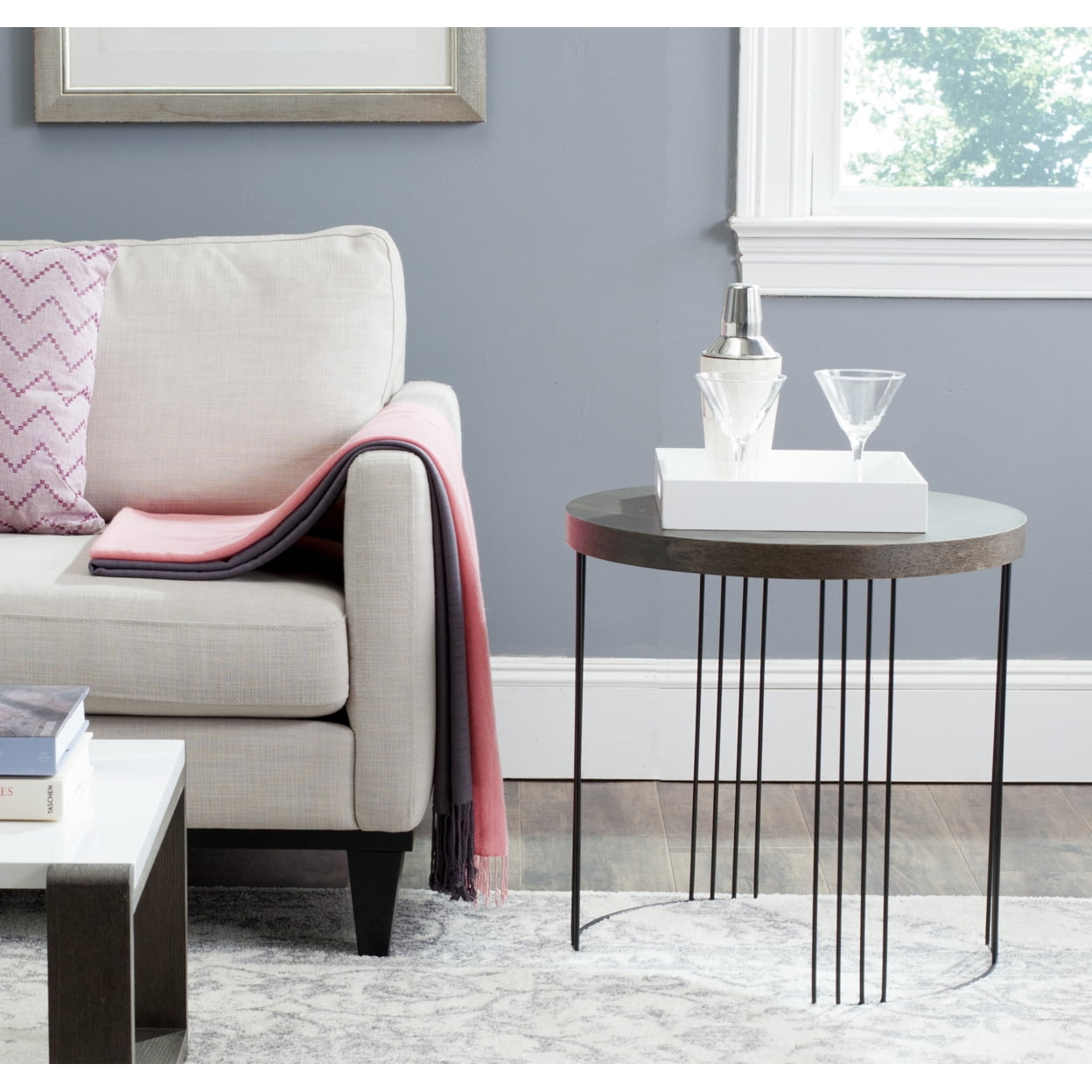 Kelly End Table - Dark Brown - Safavieh.