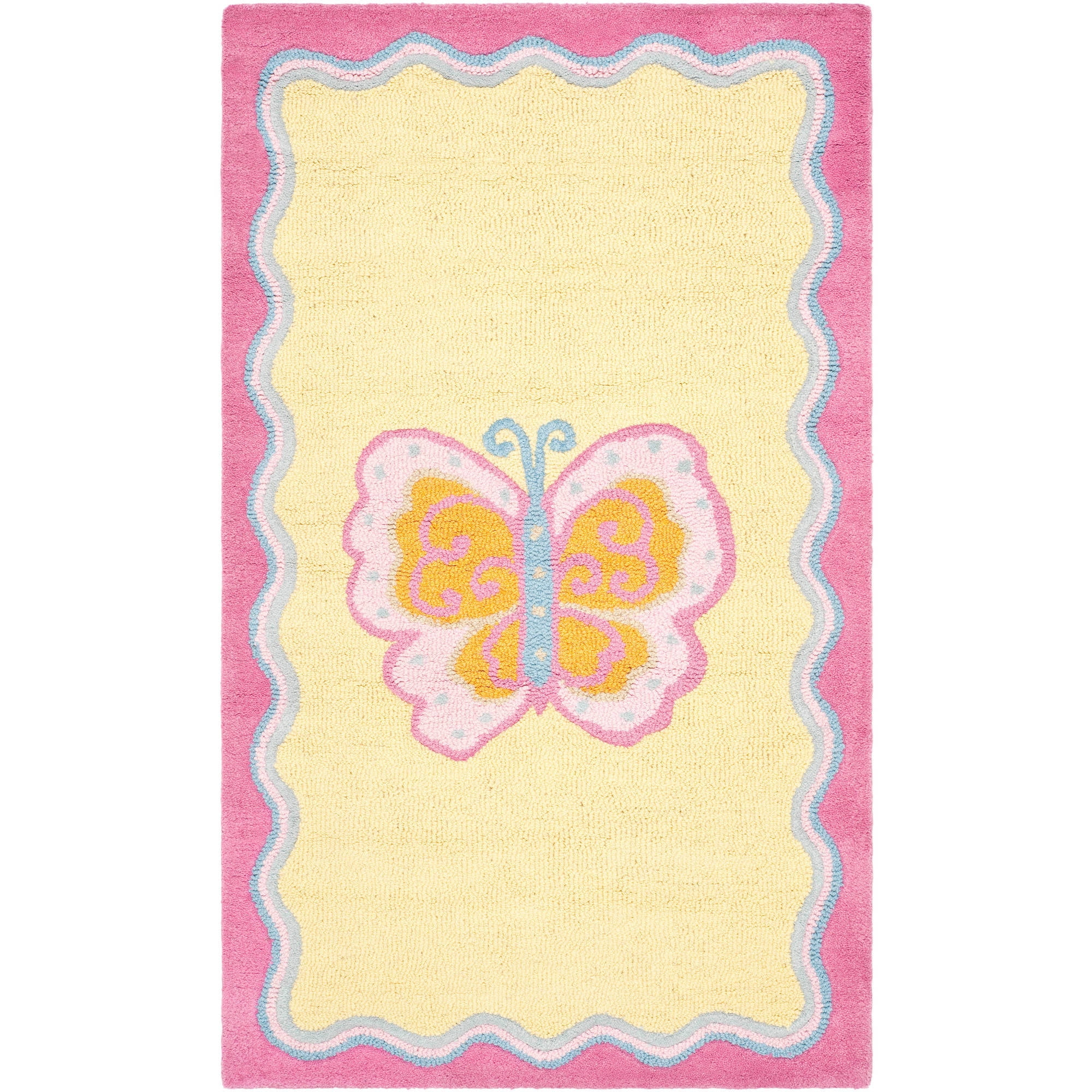 SAFAVIEH Kids Collection SFK394A Handmade Multi/Pink Rug