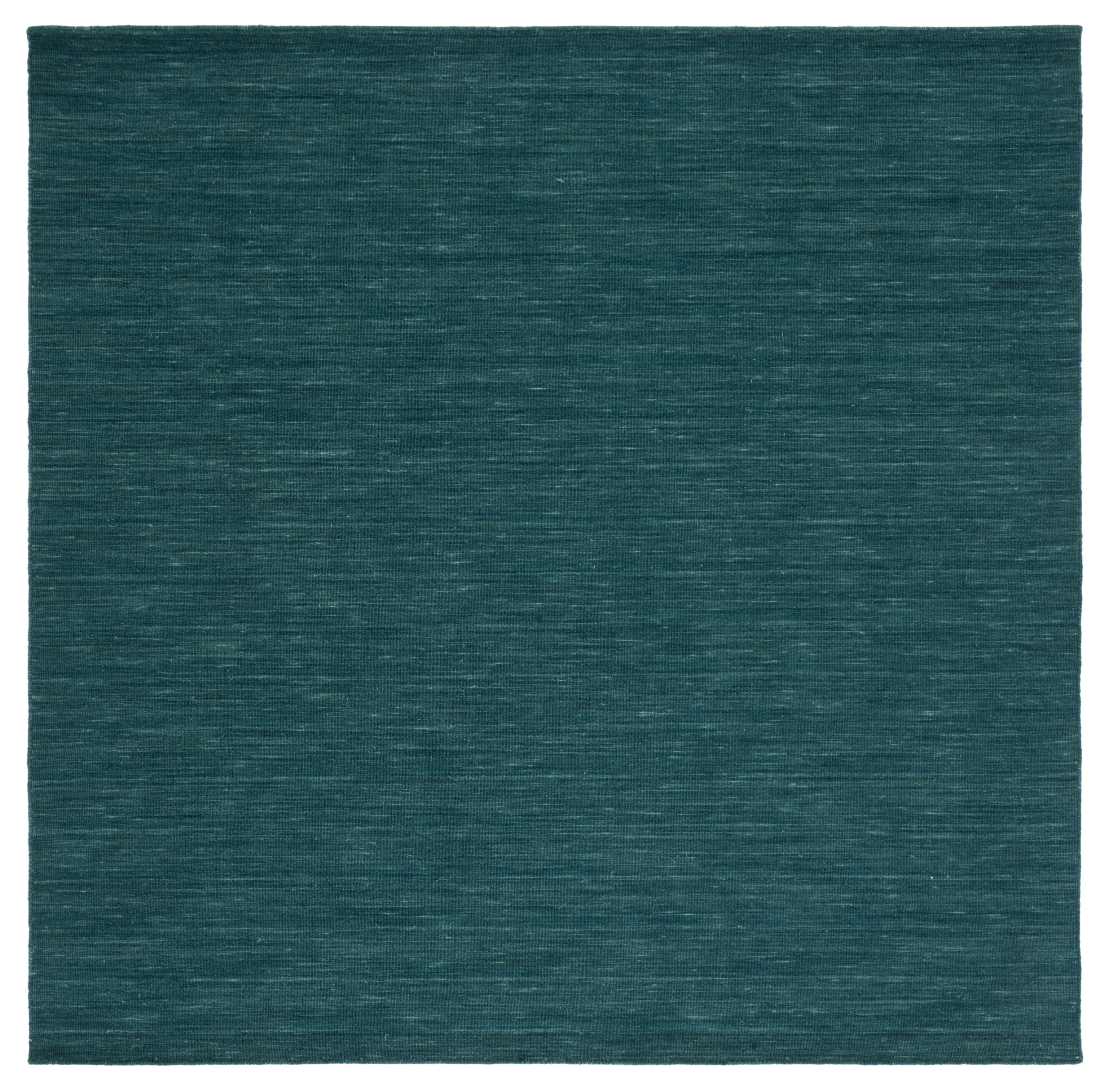 SAFAVIEH Kilim Patrick Solid Area Rug, Dark Green, 6' x 6' Square