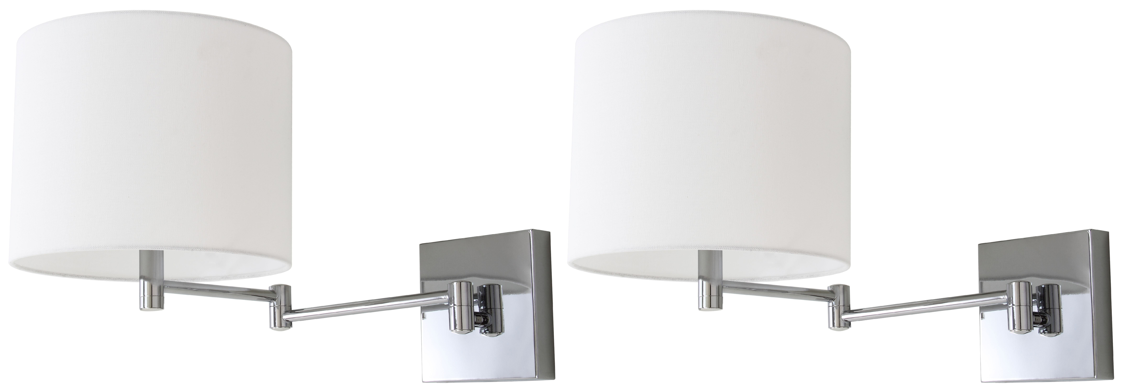 Lillian Wall Sconce (Set of 2) - LIT4408 - Chrome - Safavieh