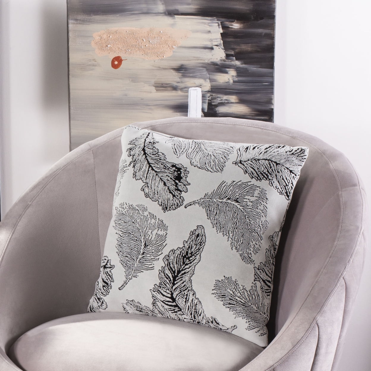 Safavieh Livie Embroidered Reversible Throw Pillow