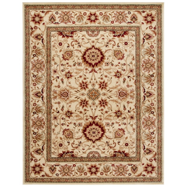 SAFAVIEH Lyndhurst Victoria Floral Area Rug, Ivory, 10' x 14'