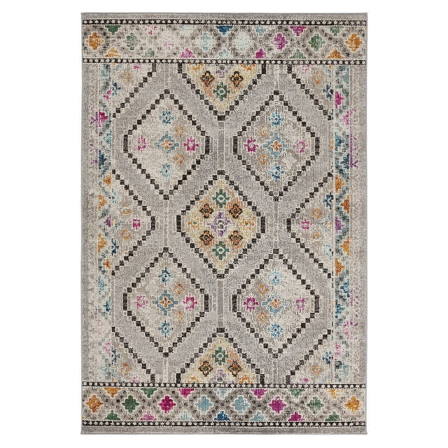 Madison MAD481 Power Loomed Area Rug - Grey/Beige - 8'x10' - Safavieh.